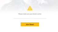 You must tap the "Join Now!" button to complete the registration (Image via Garena)